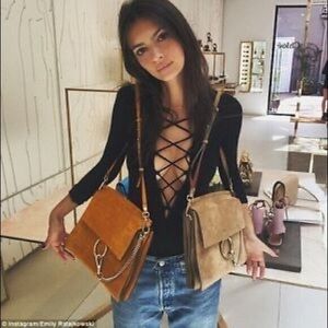 ICONIC Reformation lace up bodysuit XS